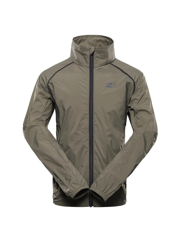 ALPINE PRO Detská ultrahľaká bunda s membránou ALPINE PRO SPINO stone gray