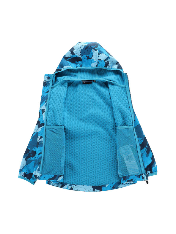 ALPINE PRO Detská softshellová bunda ALPINE PRO HOORO 2 moonlit ocean varianta pa