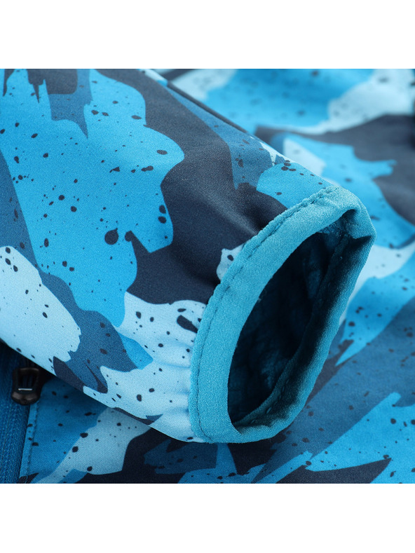 ALPINE PRO Detská softshellová bunda ALPINE PRO HOORO 2 moonlit ocean varianta pa