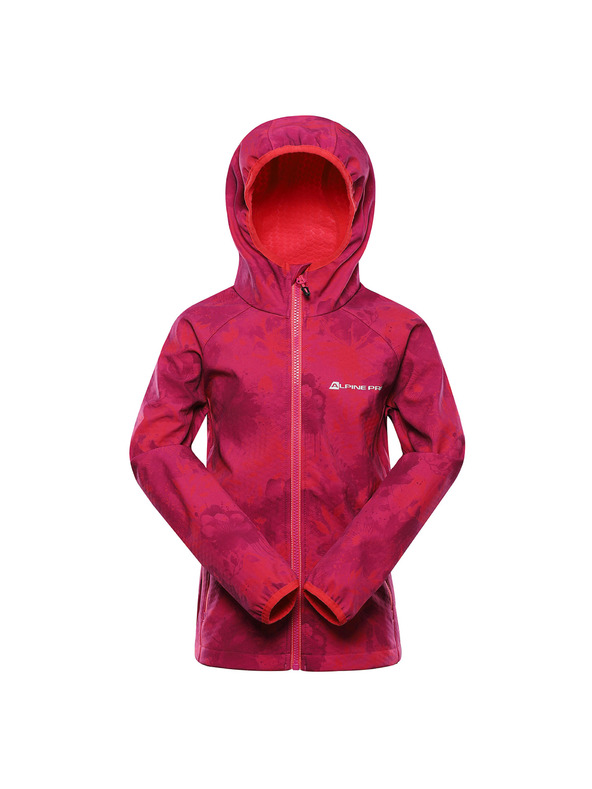 ALPINE PRO Detská softshellová bunda ALPINE PRO HOORO 2 fuchsia red varianta pb