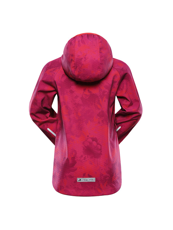 ALPINE PRO Detská softshellová bunda ALPINE PRO HOORO 2 fuchsia red varianta pb