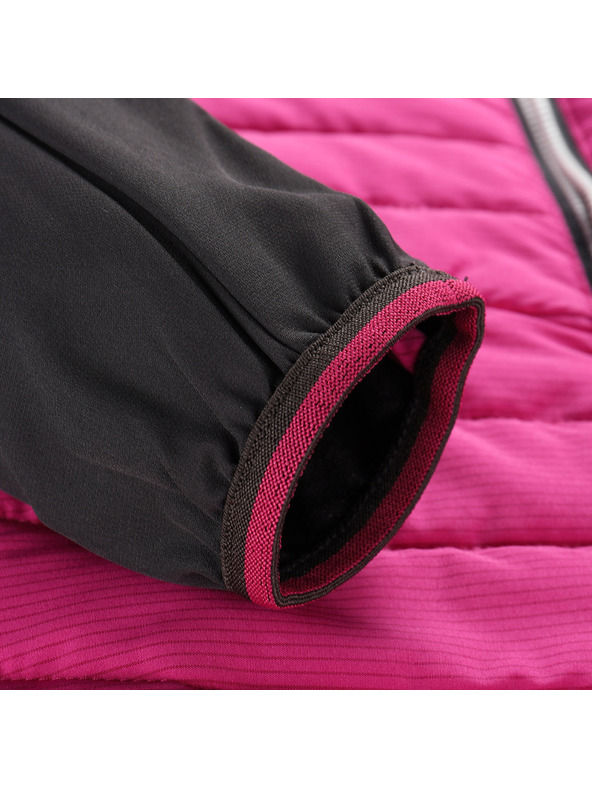 ALPINE PRO Detská bunda s merino výplňou ALPINE PRO GERLO fuchsia red