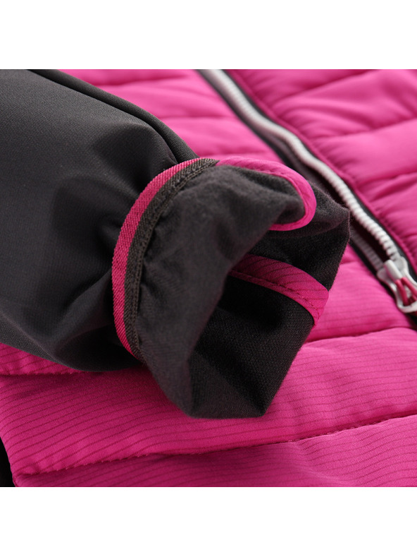 ALPINE PRO Detská bunda s merino výplňou ALPINE PRO GERLO fuchsia red