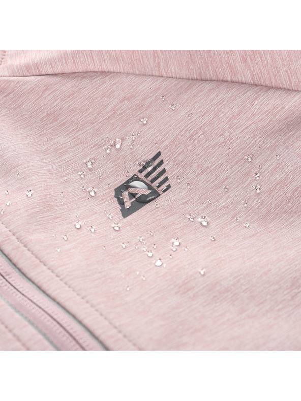 ALPINE PRO Detská softshellová bunda s membránou ALPINE PRO SPERTO 2 pale mauve