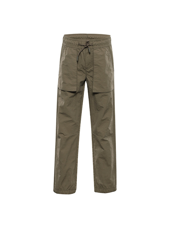 ALPINE PRO Detské voľnočasové nohavice do gumy ALPINE PRO NOVERO stone gray