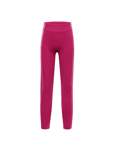 ALPINE PRO Detské rýchlo schnutúce legíny ALPINE PRO MARDO 2 fuchsia red