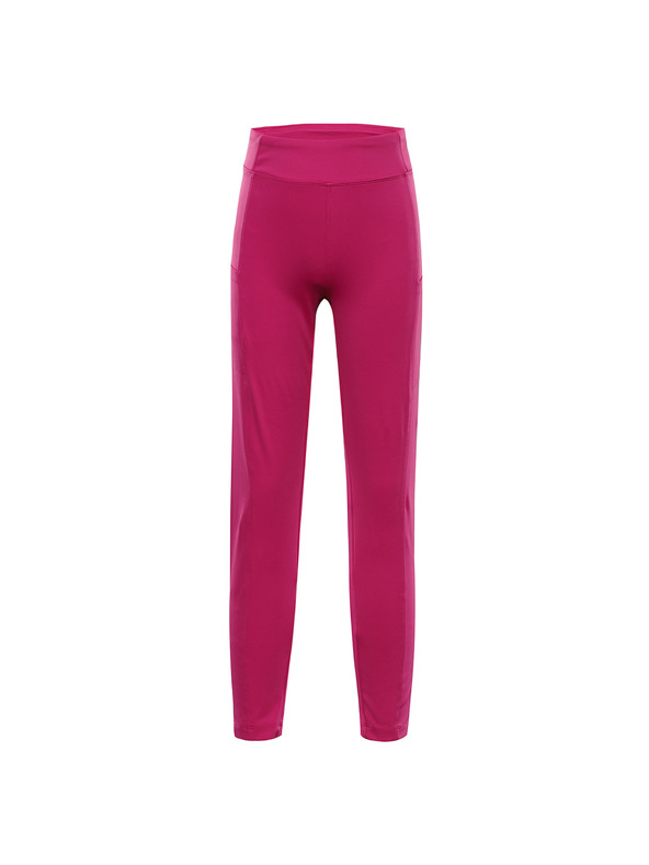 ALPINE PRO Detské rýchlo schnutúce legíny ALPINE PRO MARDO 2 fuchsia red