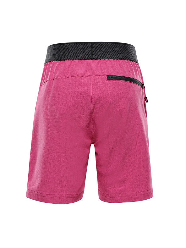 ALPINE PRO Detské rýchloschnúce šortky s cool dry ALPINE PRO ZAMBO 3 fuchsia red