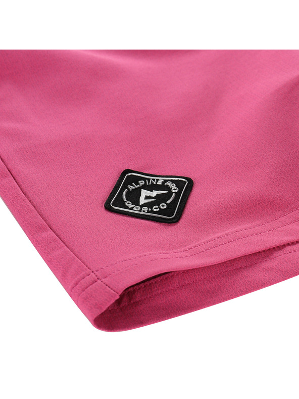 ALPINE PRO Detské rýchloschnúce šortky s cool dry ALPINE PRO ZAMBO 3 fuchsia red