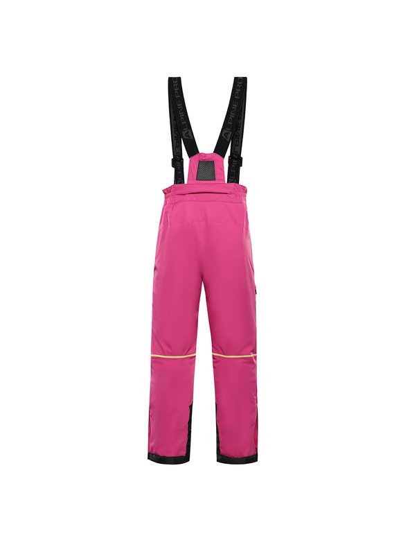 ALPINE PRO Detské lyžiarske nohavice s membránou ptx snow ALPINE PRO WERADO 2 fuchsia fedora