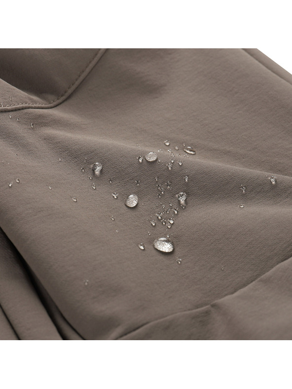 ALPINE PRO Detské softshellové nohavice ALPINE PRO FIRSTO 2 driftwood