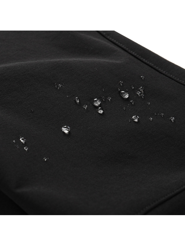 ALPINE PRO Detské softshellové nohavice ALPINE PRO ATEMO black