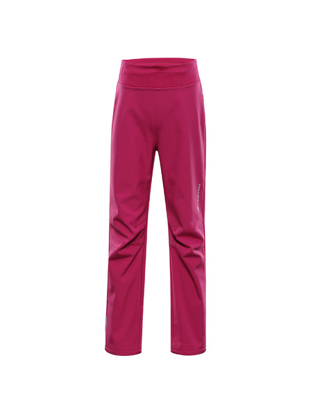 ALPINE PRO Detské softshellové nohavice ALPINE PRO ZORTO 2 fuchsia red