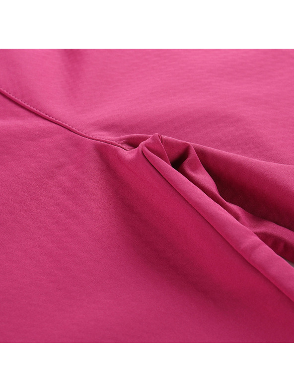 ALPINE PRO Detské softshellové nohavice ALPINE PRO ZORTO 2 fuchsia red