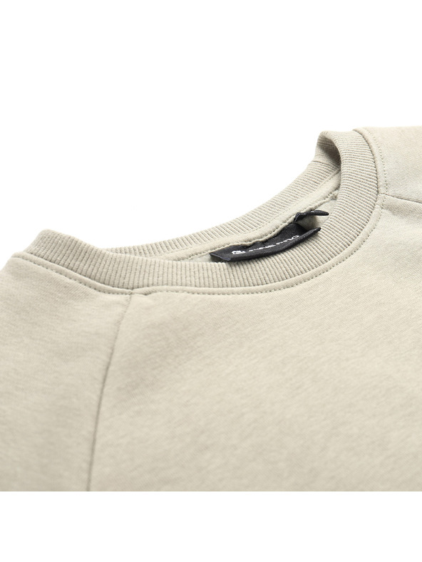 ALPINE PRO Detská bavlnená mikina ALPINE PRO NEGGO abbey stone