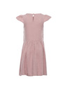 ALPINE PRO Detské bavlnené šaty ALPINE PRO ILERO pale mauve