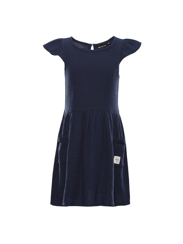 ALPINE PRO Detské bavlnené šaty ALPINE PRO ILERO moonlit ocean