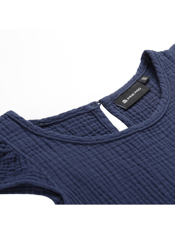 ALPINE PRO Detské bavlnené šaty ALPINE PRO ILERO moonlit ocean