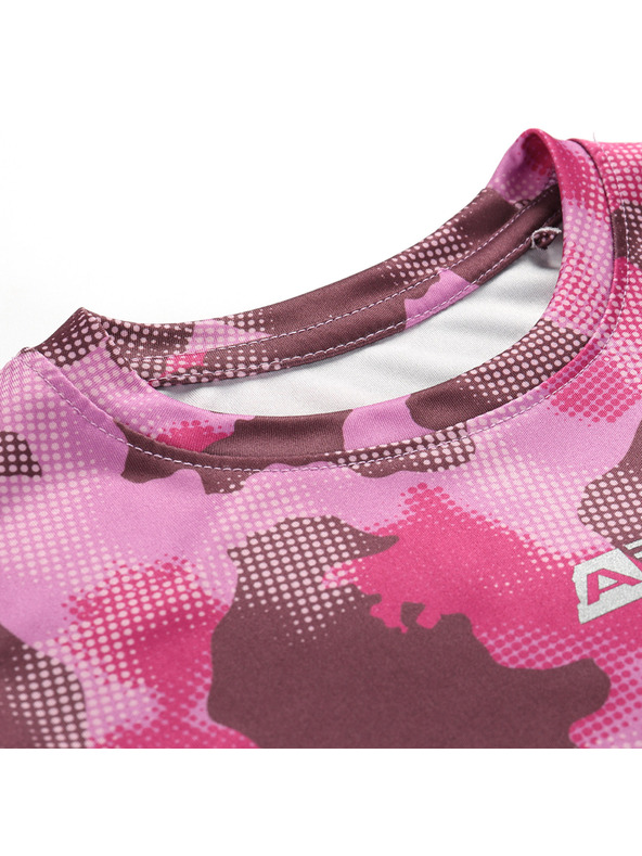 ALPINE PRO Detské rýchloschnúce tričko ALPINE PRO HORMO fuchsia red varianta pc