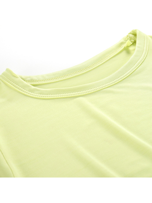 ALPINE PRO Detské rýchloscehnúce tričko ALPINE PRO MILDO 2 luminary green