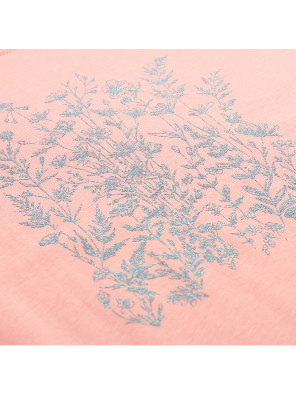 ALPINE PRO Detské rýchloschnúce tričko ALPINE PRO REJO 2 apricot blush varianta pd