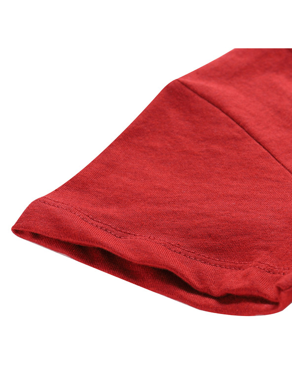 ALPINE PRO Detské tričko z nemačkavého materiálu ALPINE PRO BIGERO 2 cardinal varianta pb