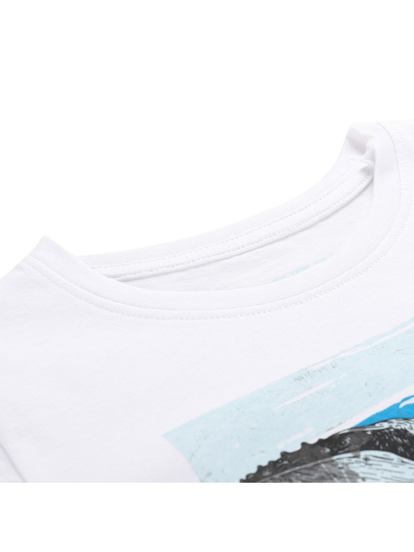 ALPINE PRO Detské tričko z organickej bavlny ALPINE PRO TERMESO 2 white varianta pc
