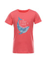 ALPINE PRO Detské tričko z organickej bavlny ALPINE PRO TERMESO 2 calypso coral varianta pd