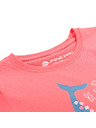 ALPINE PRO Detské tričko z organickej bavlny ALPINE PRO TERMESO 2 calypso coral varianta pd