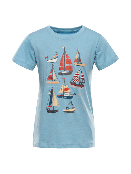 ALPINE PRO Detské tričko z nemačkavého materiálu ALPINE PRO BIGERO 2 skyride varianta pb