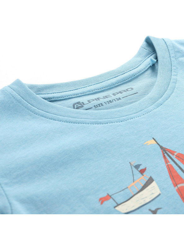 ALPINE PRO Detské tričko z nemačkavého materiálu ALPINE PRO BIGERO 2 skyride varianta pb