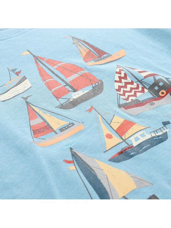 ALPINE PRO Detské tričko z nemačkavého materiálu ALPINE PRO BIGERO 2 skyride varianta pb