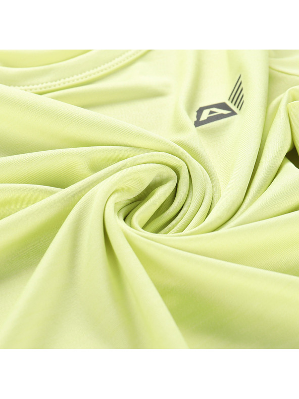 ALPINE PRO Detské rýchloscehnúce tričko ALPINE PRO BASIKO luminary green