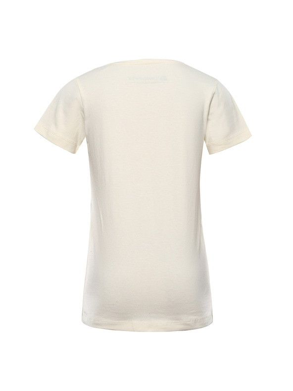 ALPINE PRO Detské bavlnené tričko ALPINE PRO DORGO cream varianta pb