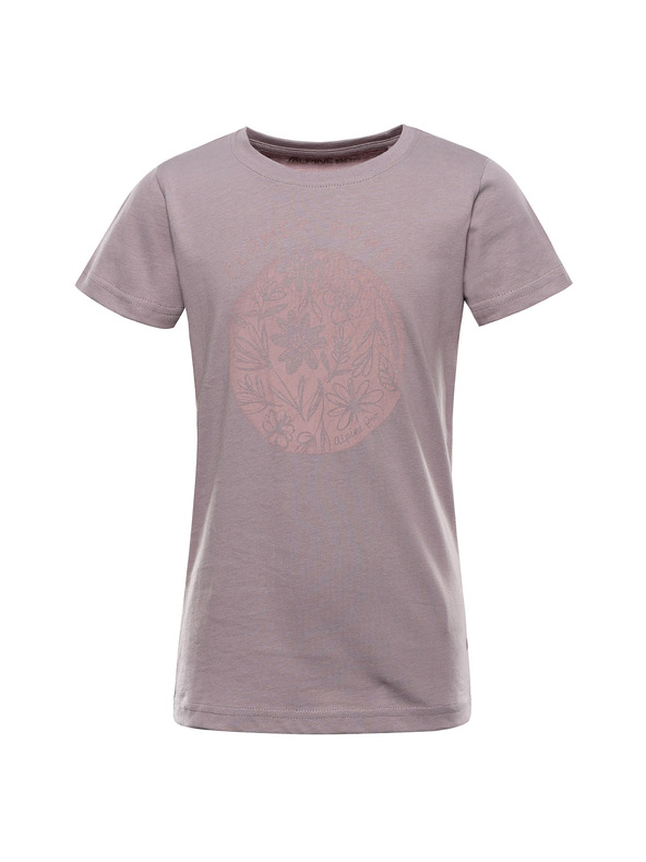 ALPINE PRO Detské tričko z organickej bavlny ALPINE PRO TERMESO 2 quail varianta pb