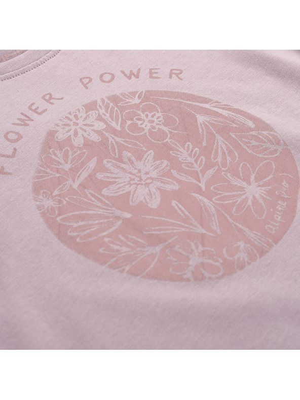 ALPINE PRO Detské tričko z organickej bavlny ALPINE PRO TERMESO 2 quail varianta pb