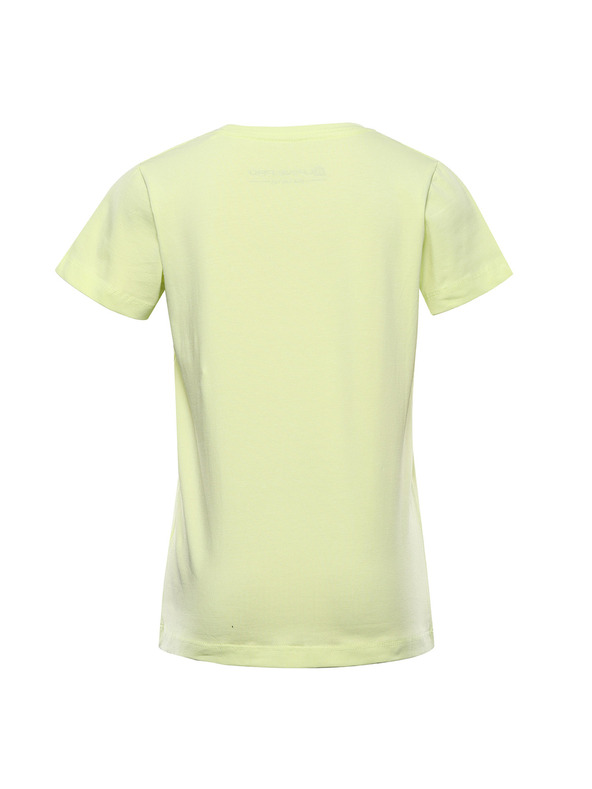 ALPINE PRO Detské bavlnené tričko ALPINE PRO DORGO luminary green varianta pf