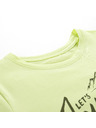 ALPINE PRO Detské bavlnené tričko ALPINE PRO DORGO luminary green varianta pf