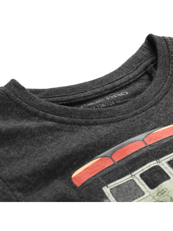 ALPINE PRO Detské tričko z nemačkavého materiálu ALPINE PRO BIGERO 2 black varianta pa