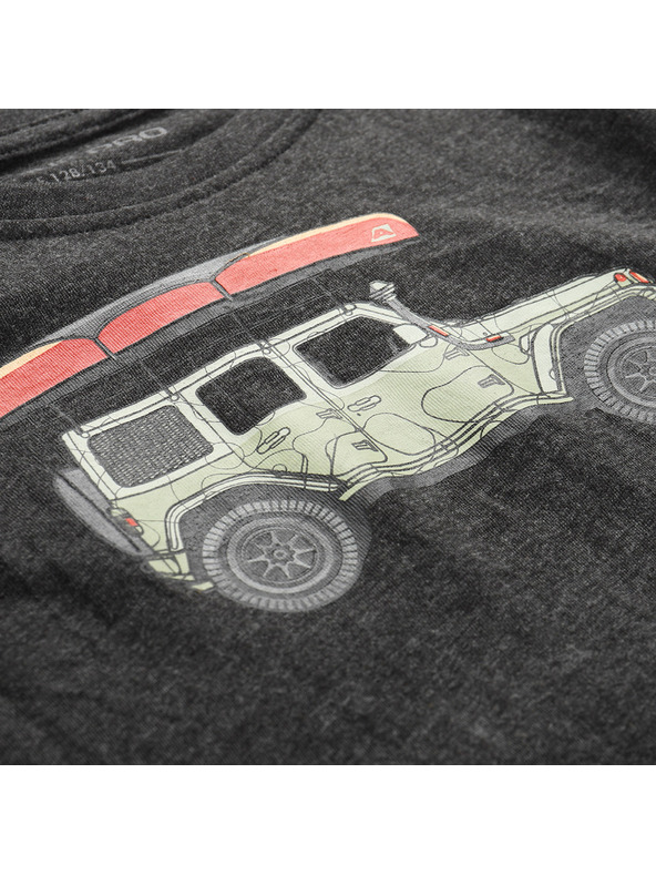 ALPINE PRO Detské tričko z nemačkavého materiálu ALPINE PRO BIGERO 2 black varianta pa