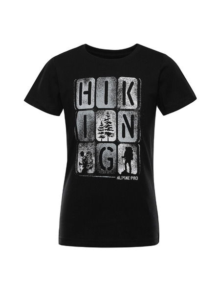 ALPINE PRO Detské tričko z organickej bavlny ALPINE PRO TERMESO 2 black varianta pe