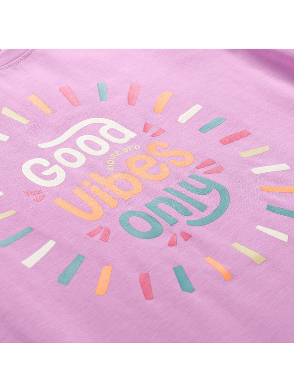 ALPINE PRO Detské bavlnené tričko ALPINE PRO DORGO first bloom varianta pa