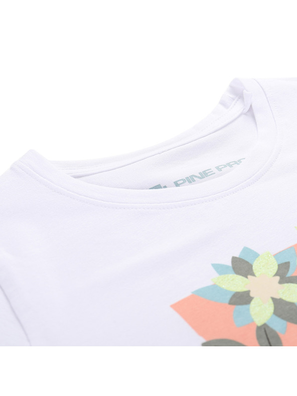 ALPINE PRO Detské bavlnené tričko ALPINE PRO DORGO white varianta pc