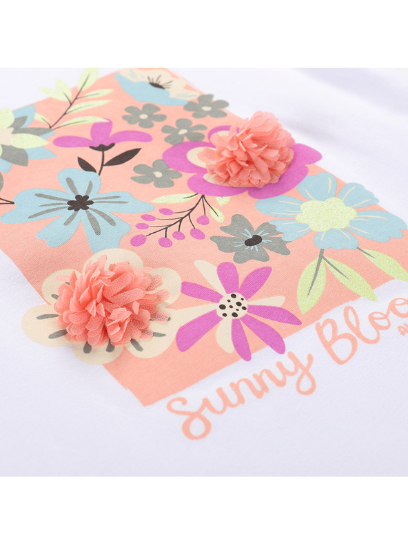 ALPINE PRO Detské bavlnené tričko ALPINE PRO DORGO white varianta pc