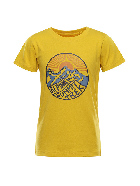 ALPINE PRO Detské rýchloschnúce tričko ALPINE PRO REJO 2 lemon curry varianta pb