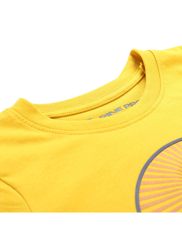 ALPINE PRO Detské rýchloschnúce tričko ALPINE PRO REJO 2 lemon curry varianta pb