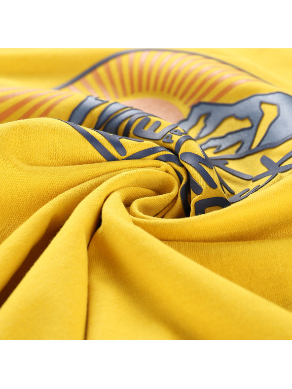 ALPINE PRO Detské rýchloschnúce tričko ALPINE PRO REJO 2 lemon curry varianta pb