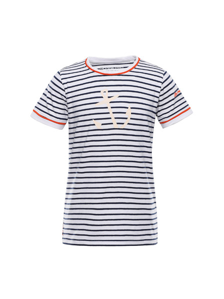 ALPINE PRO Detské bavlnené tričko s meniacim sa potlačou ALPINE PRO NAMORO moonlit ocean