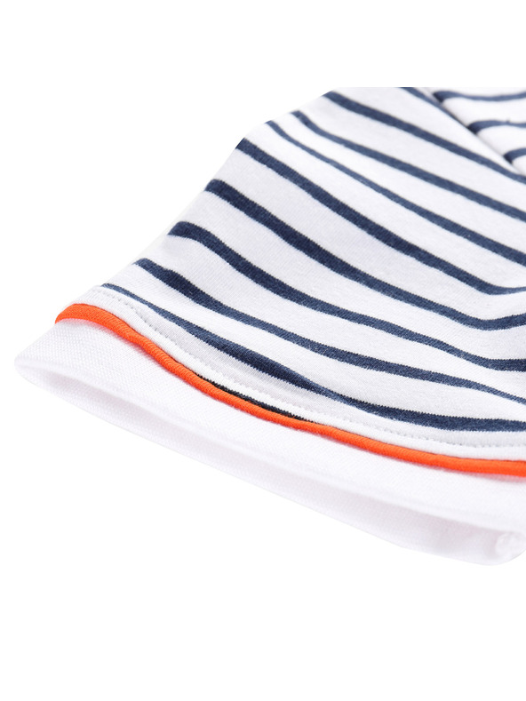 ALPINE PRO Detské bavlnené tričko s meniacim sa potlačou ALPINE PRO NAMORO moonlit ocean