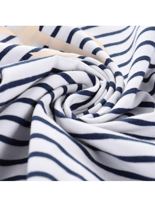 ALPINE PRO Detské bavlnené tričko s meniacim sa potlačou ALPINE PRO NAMORO moonlit ocean